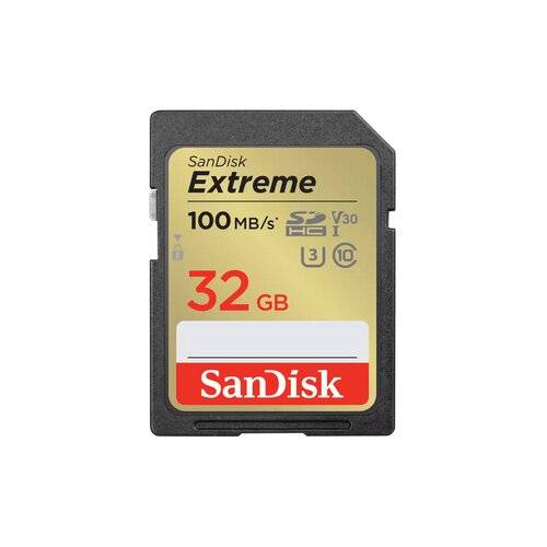 Sandisk SDHC 32GB EXTREME, 100/60MB/s, UHS-I, Speed Class 3 (U3), V30,C10 SDSDXVT-032G-GNCIN Slike
