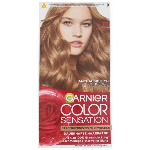 Garnier Barve za lase Coloration Permanente Color Sensation - 7.0 Blond Opale Kostanjeva Slike