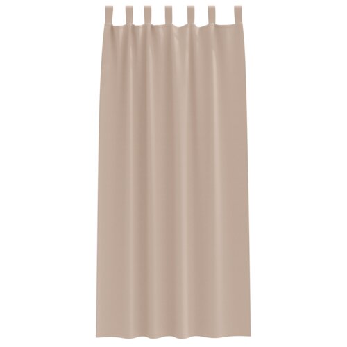  Zavjese za zamračivanje 2 pcs Sivo-smeđa 225 x 140 cm Poliester Slike