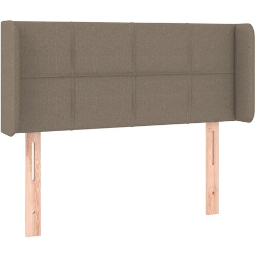 Maison Chic Posteljno vzglavje - Vzglavna omarica - Nočna omarica z u&scaron;esi taupe 93x16x78/88 cm blago, (21709889) Cene