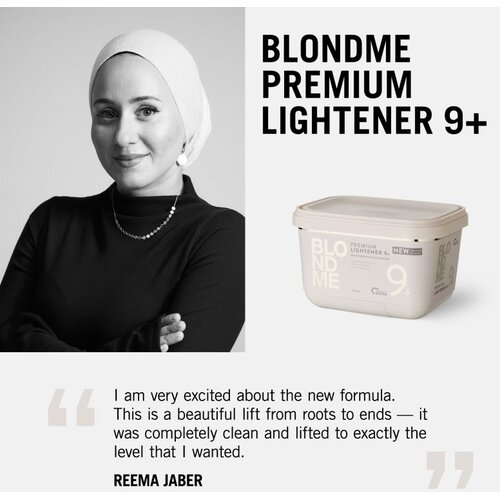 Schwarzkopf Professional Blondme Premium Lightener 9+ posvetlitveni puder za blond lase 450 g Slike