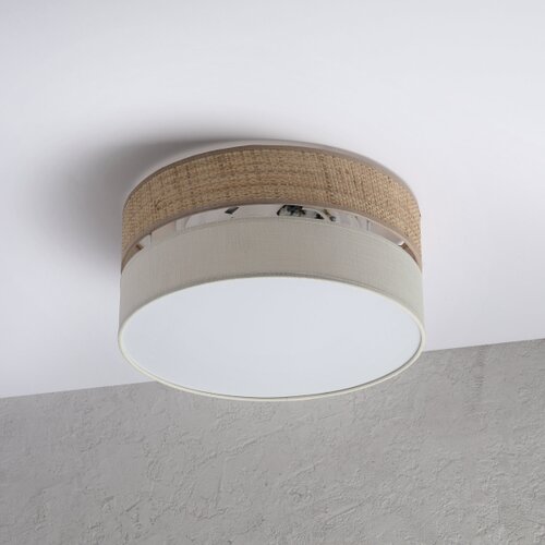  plafonsko svetlo sirja double boho 2xE14/15W/230V prečnik 35 cm bež/krem Slike