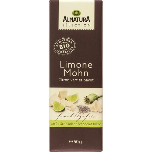 BIO Sélection čokoladne pločice limeta-mak - 50 g Cene