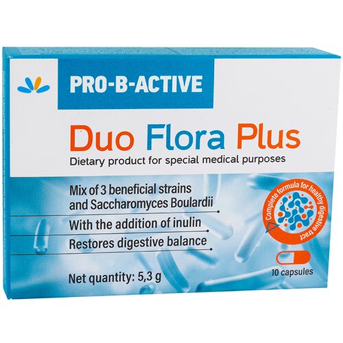 PRO-B-ACTIVE duo flora plus, kapsule Cene