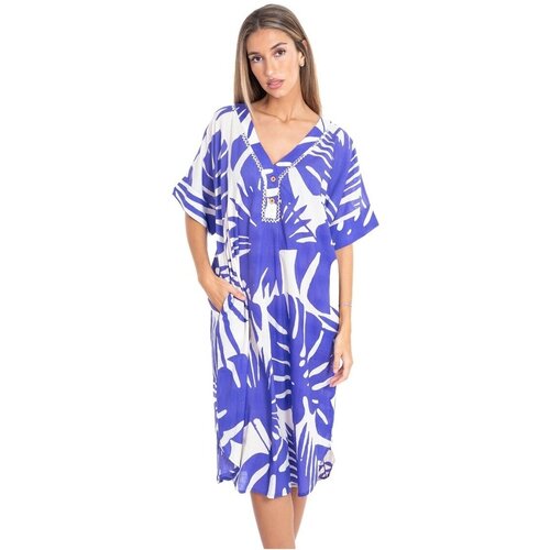 Isla Bonita By Sigris Dolge obleke Dolga Midi Obleka Modra Cene