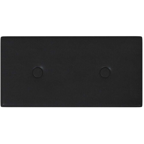  Zidna uzglavlja 12 pcs Crna 30 x 15 cm Lažna koža - Crna 30 x 15 cm Slike