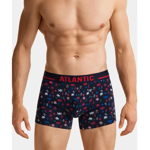 Atlantic Boxer shorts 2GMH-007 GIFT BOX Navy blue