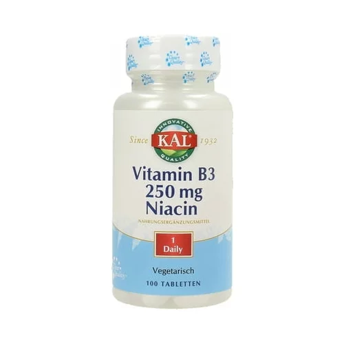 KAL niacin 250 mg
