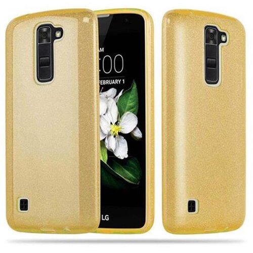 Cadorabo Ohi&scaron;je, združljiv z LG v Stardust Gold - TPU silikonski in trdi za&scaron;čitni pokrov pri oblikovanju ble&scaron;čic, (20571085) Cene