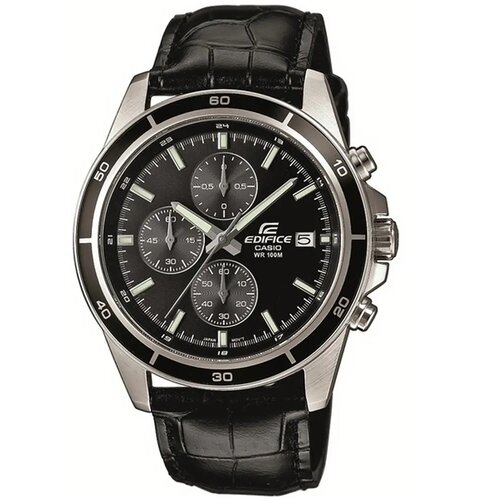 Casio Mu&amp;scaron;ki sat Edifice, Crni Slike