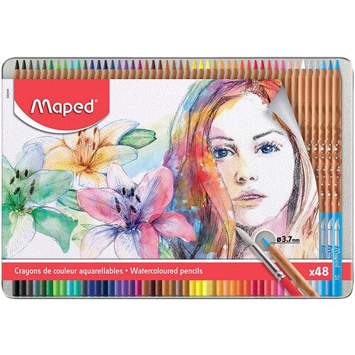 Maped Akvarelne barvice Artists, 48 kosov Slike