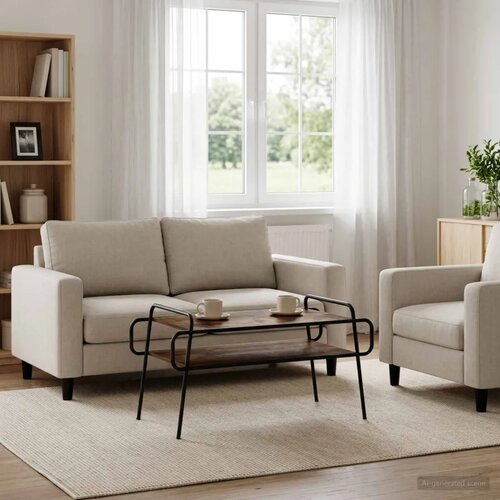  Stolić za kavu Dimljeni hrast 100 x 50 x 51 cm - Dimljeni hrast 100 x 50 x 51 cm Cijene