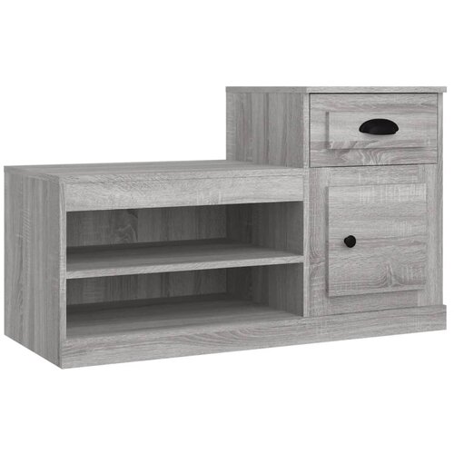 Maison Chic Omarica za obutev - Kopa za čevlje siva sonoma 100x42x60 cm inženirski les, (21777316) Slike