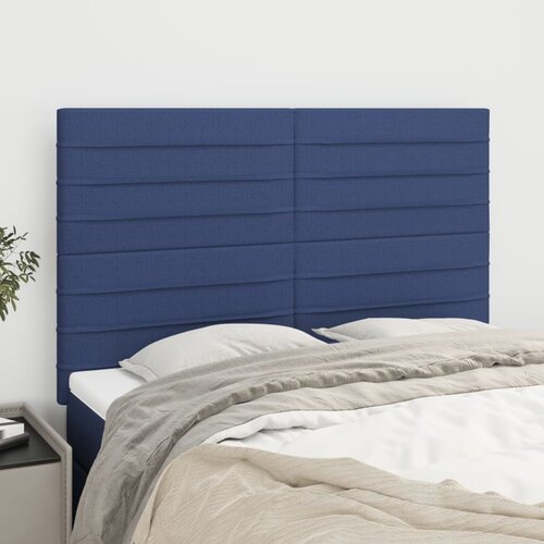  Uzglavlje plavo 144x5x118/128 cm tkanina Cijene
