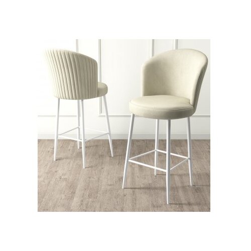 Hanah home Set od 4 barske stolice Alte krem-bijele Cijene