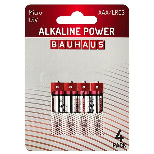 BAUHAUS Alkalna baterija Power (Micro AAA, Alkalijski (mangan), 1,5 V, 4 kos) Cene