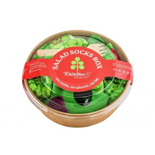 Kesi Rainbow Socks Salad In A Box Of 2 Pairs Slike