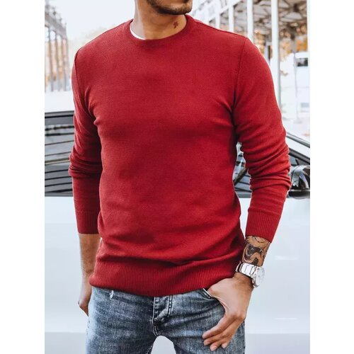 DStreet Sweter męski klasyczny bordowy Cijene