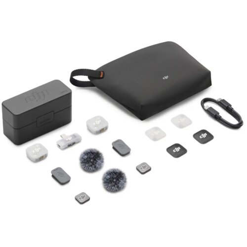 Dji Mic Mini 2 2 oddajnika + 1 mobilni + sprejemnik polnilna postaja Slike