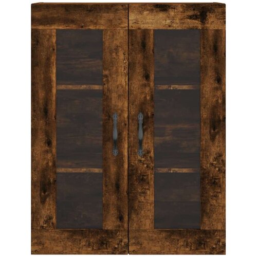 vidaXL Visoka komoda dimljeni hrast 69 5x34x180 cm konstruiranog drva Cijene