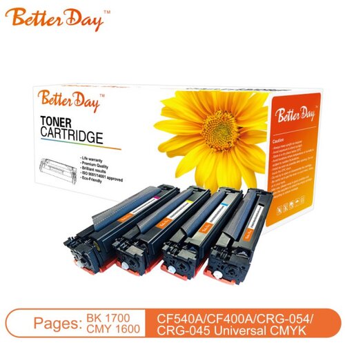BetterDay toner CF542A/CRG-054//CF402A/CRG-045 zam. kaseta za hp yellow 1.6k Slike