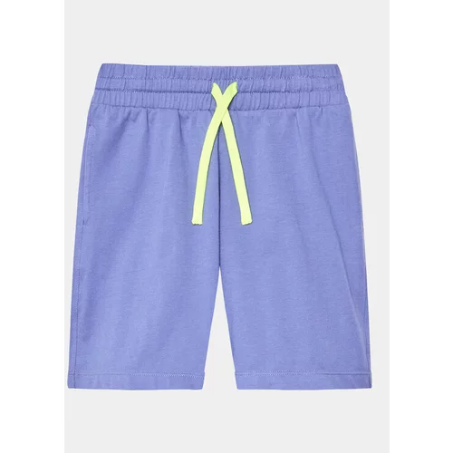 United Colors Of Benetton Kratke hlače iz tkanine 3096G9016 Vijolična Regular Fit
