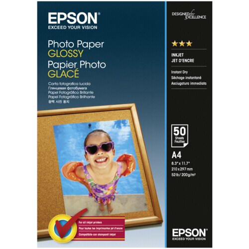 Epson Photo Paper Glossy A 4 50 Sheets 200 g Slike