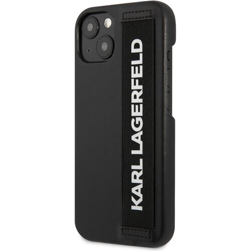 Karl Lagerfeld Ohi&scaron;je za Apple iPhone 13 Elasti?ni trak, ?rna, (21244341) Cene