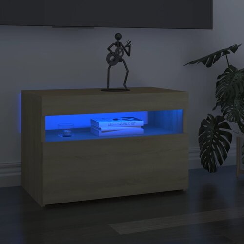 vidaXL TV ormarići s LED svjetlima 2 kom boja hrasta 60 x 35 x 40 cm Cijene