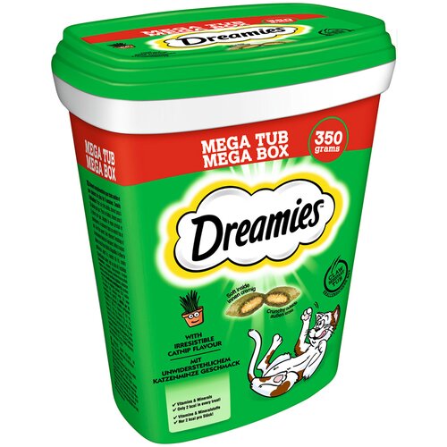Dreamies Megatub - Mačja meta 350 g Slike