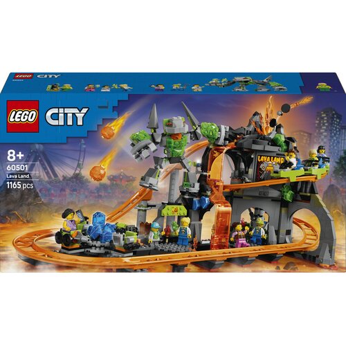 Lego LEGO&amp;reg; City - Lunapark z vlakcem smrti Lava land (60501) Slike
