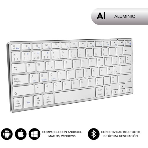 Subblim Teclado tipkovnice Advance Compact Silver, (20605884) Cene
