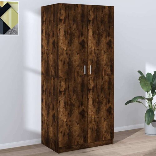  Ormar boja dimljenog hrasta 80 x 52 x 180 cm konstruirano drvo Slike