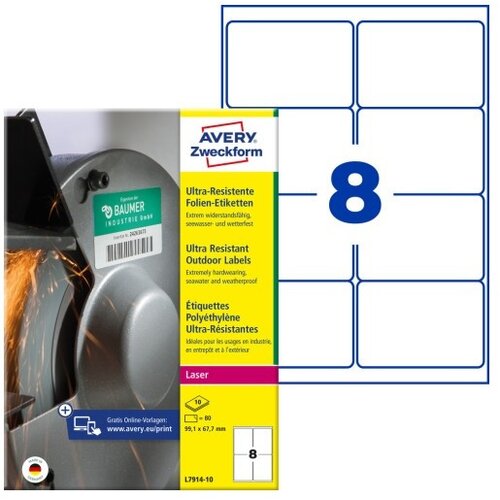 Etikete zweckform l7914 99,1x67,7mm 1/40 ZWECKFORM1 Cene