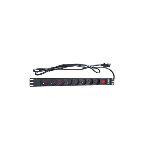  Kabl 230V razvodni PDU panel 19"/1U sa 8 utičnih mesta,1.8m C14 (PDU-8SP-1U-C14) Cene