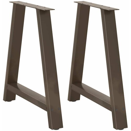 vidaXL Noge za blagovaonski stol A-oblika 2 kom 80 x (72-73) cm Čelik Cijene