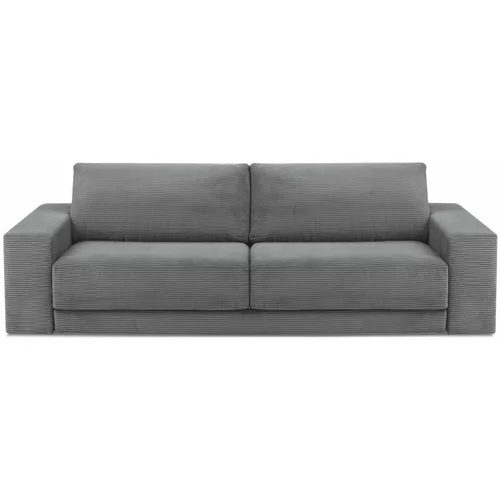 Milo Casa sofa sofa od sivog samta Donatella