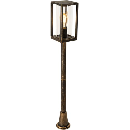 QAZQA Vintage stoječa zunanja svetilka starinsko zlato 100 cm IP44 - Charlois Slike
