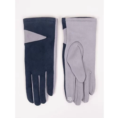 Yoclub Woman's Gloves RES-0068K-AA50-001 Navy Blue