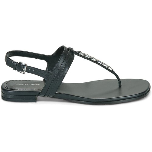Michael Kors Japonke MARCIA THONG SANDAL Črna Slike