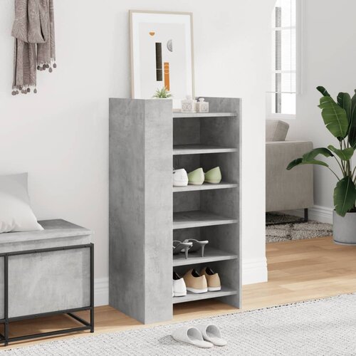  za cipele boja betona 52x37,5x100 cm konstruirano drvo Slike