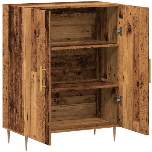 VidaXL Komoda boja starog drva 69,5x34x90 cm konstruiranog drva Slike