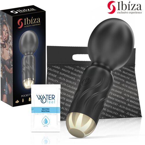 Ibiza Mini MasaŽer Pocket Wand Black Slike