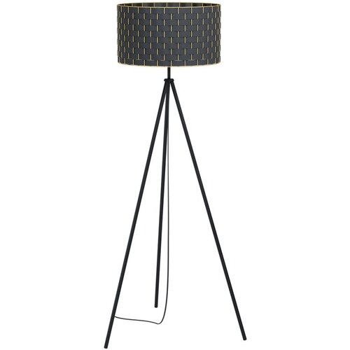 Eglo podna lampa Marasales 99527, 1x E27, 149 cm, crna/mesing, tronožac Slike