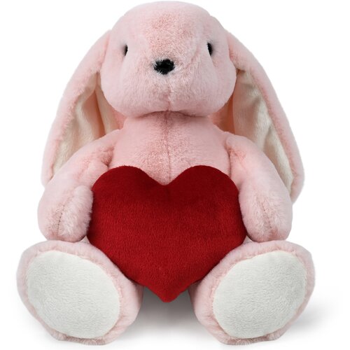 WP Merchandise Roza zajček Jessie s srčkom pli&scaron;asta igrača (34 cm), (21605305) Cene