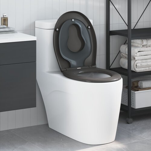 vidaXL Antracit Duroplast Standard Odvojivo WC sjedalo Ovalno Cijene
