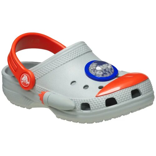 Crocs Papuče za dečake Classic Rocket Ship, Sive Cene