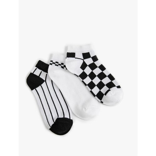 Koton Set of 3 Patterned Booties Socks Slike