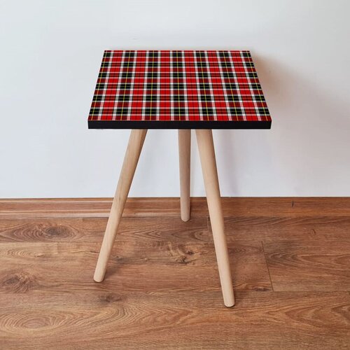 Hanah home klub sto Shp246, 35x42x35 cm, Crveni Cene
