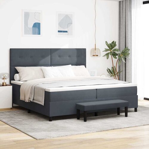  s opruga kutije Tamno siva 200 x 200 cm Bar&scaron;un Cijene